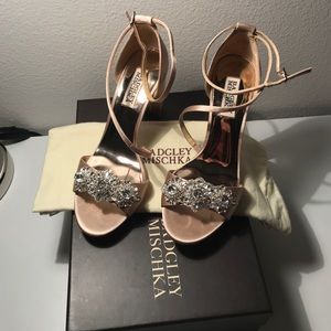 Badgley Mischka - wore it once for 1hr. Like new!